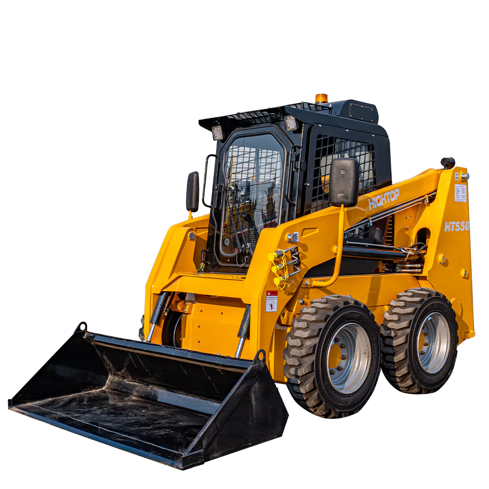 Wheeled Skid Steer With Multi-Function Attachment Compatibility
