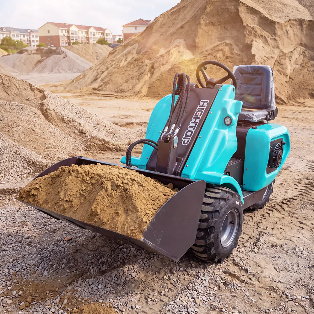 Three Wheel Loader Multi Function HTS130Pro hightop