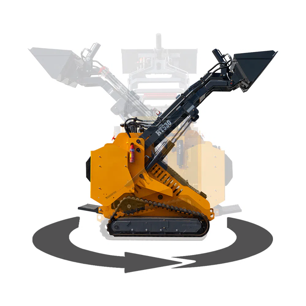 Stand-On Skid Steer Loader With 360° Flexible Operation HT530-hightop