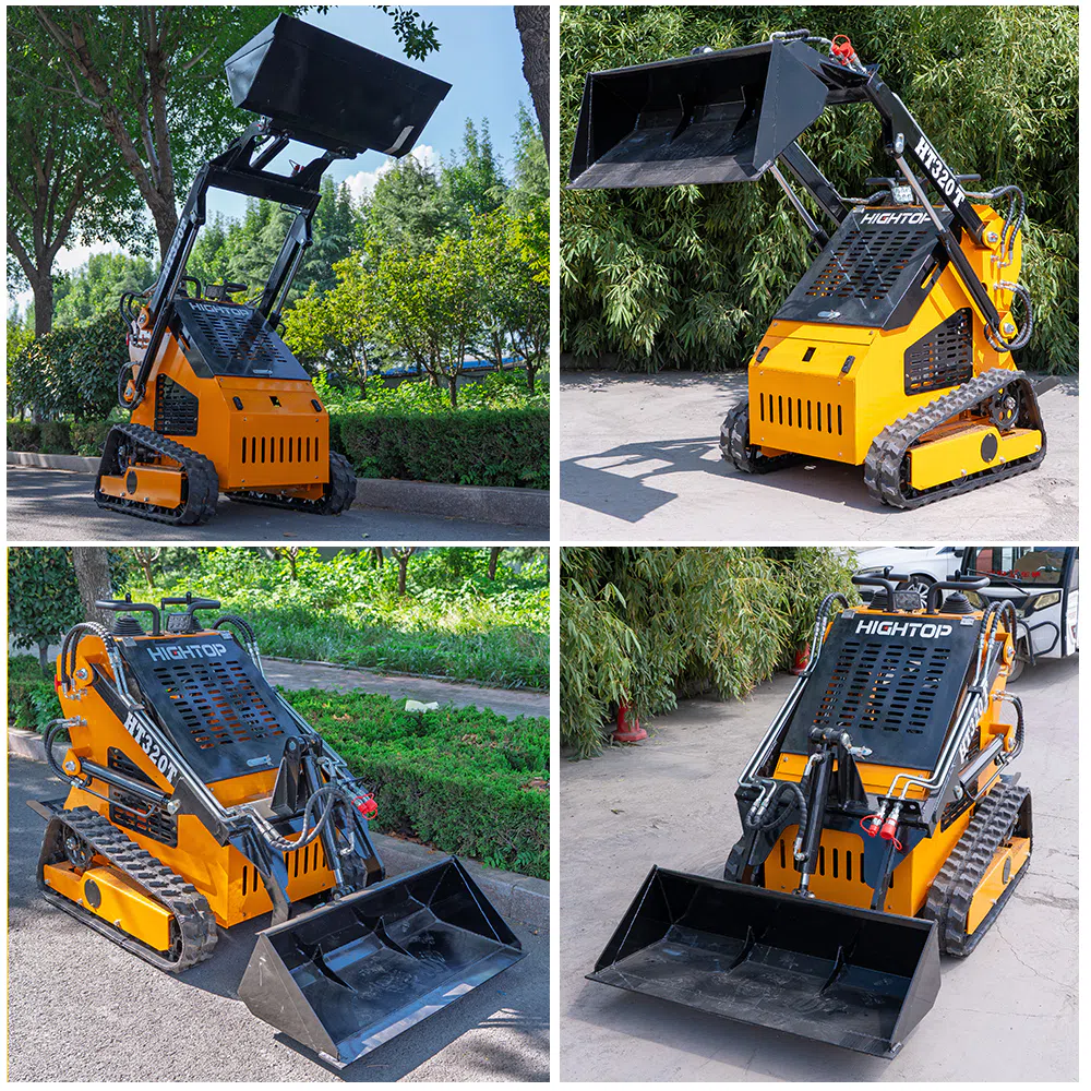 Tracked Skid Steer Loader With Closed Cabin HT320T-hightop