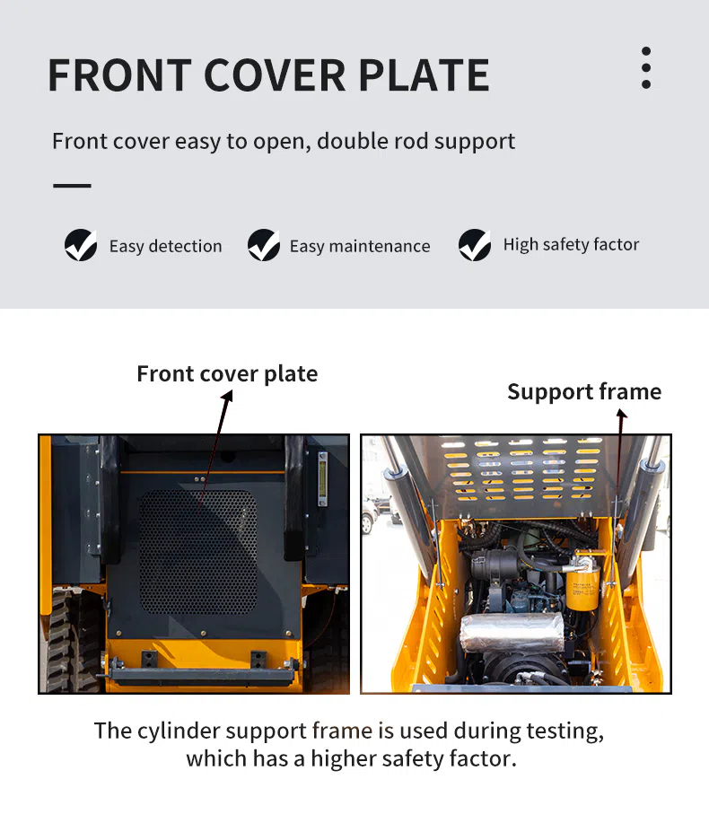 Stand-On Skid Steer Loader With 360° Flexible Operation HT530 Picture-hightop.webp