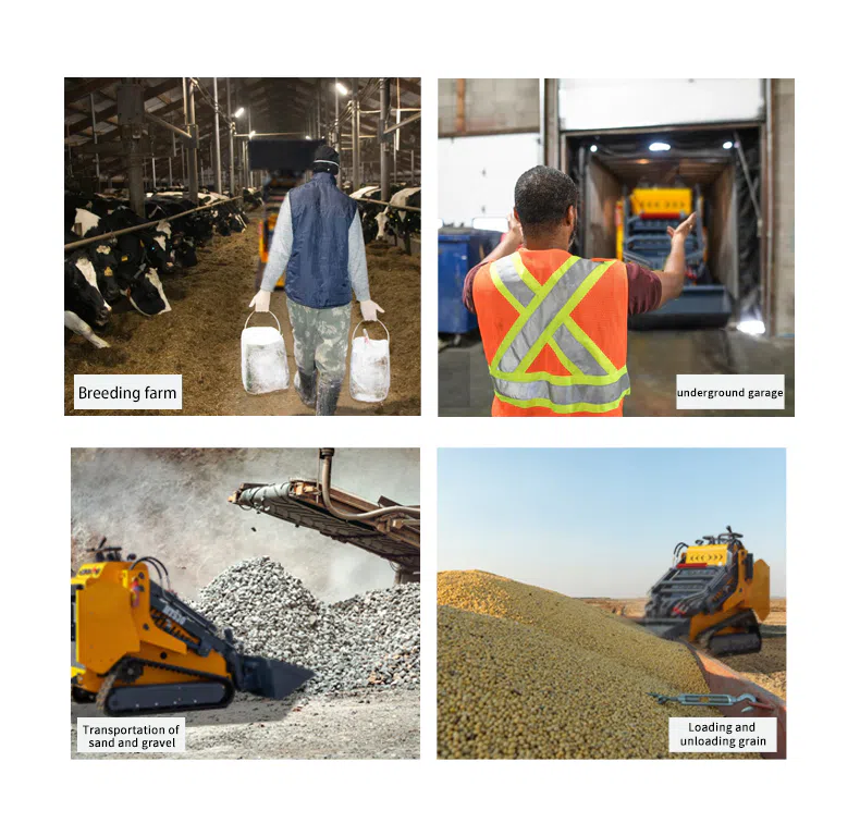 Stand-On Skid Steer Loader With 360° Flexible Operation HT530 Picture-hightop.webp