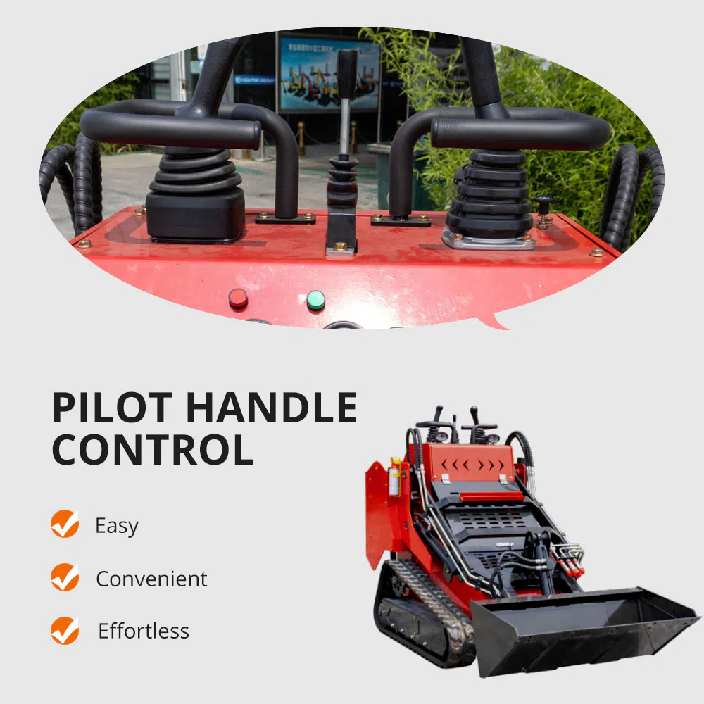Skid Steer Loader HT530T With Compact Size Picture-hightop.webp