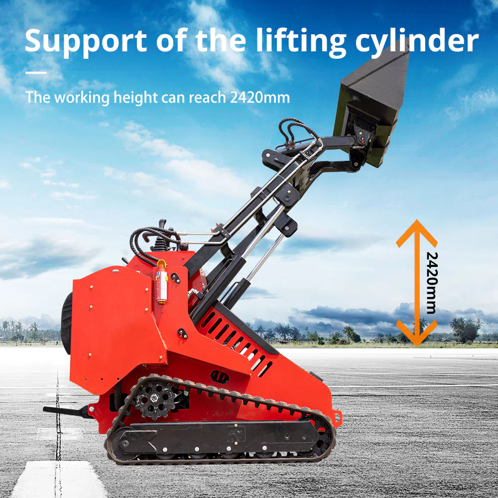 Skid Steer Loader HT530T With Compact Size Picture-hightop.webp