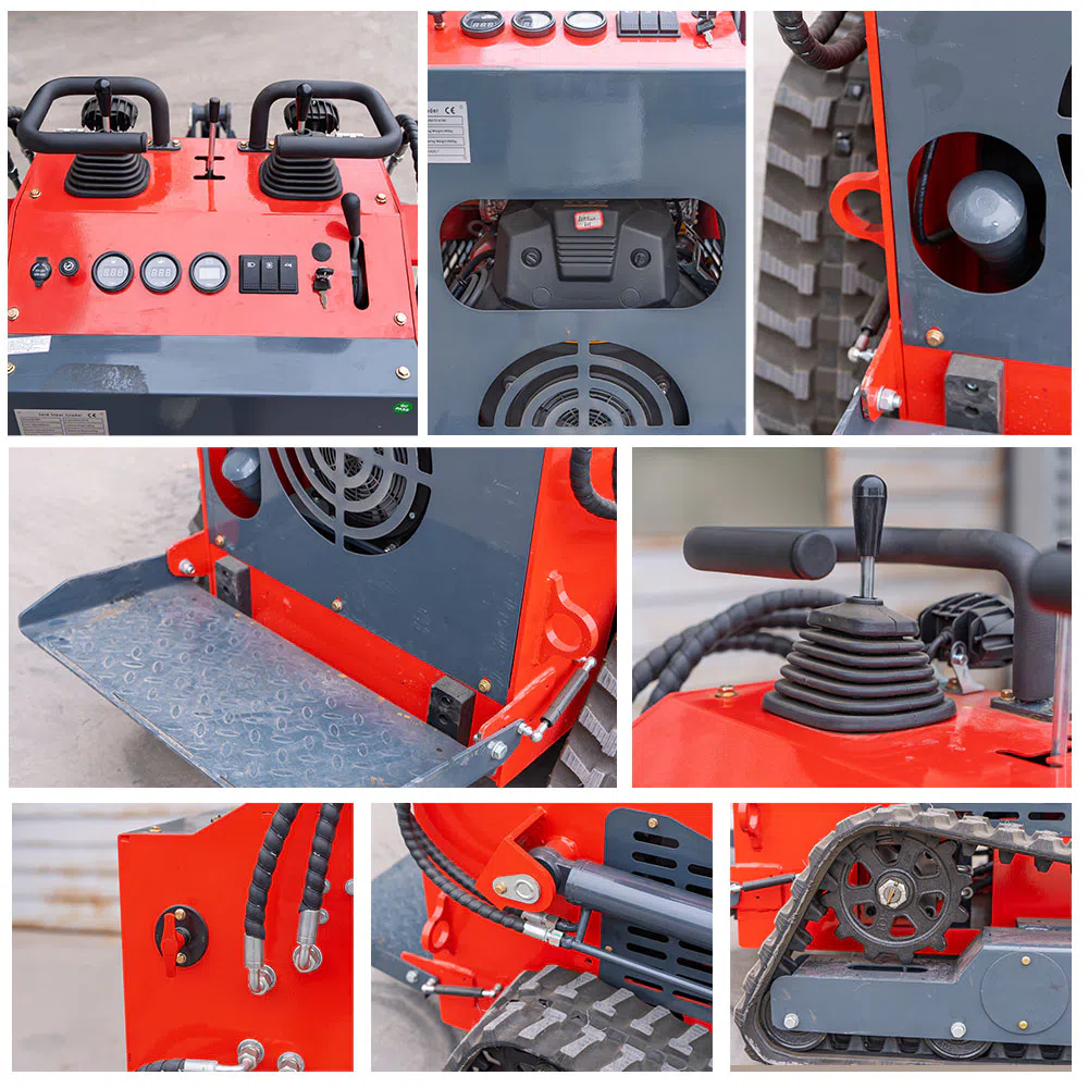 Mini Skid Steer Loader For Tight Spaces HTS380T-hightop