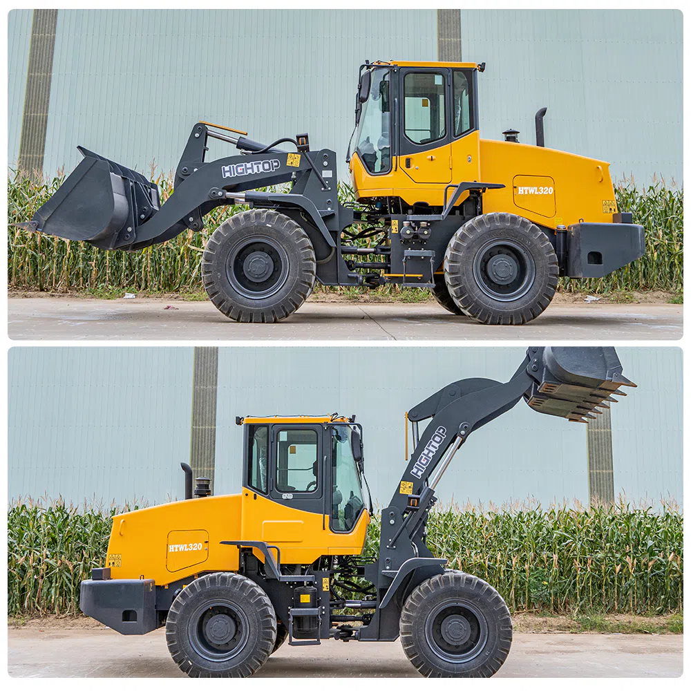 Hightop HTWL320 Wheel Loader with High-Torque Engine Images