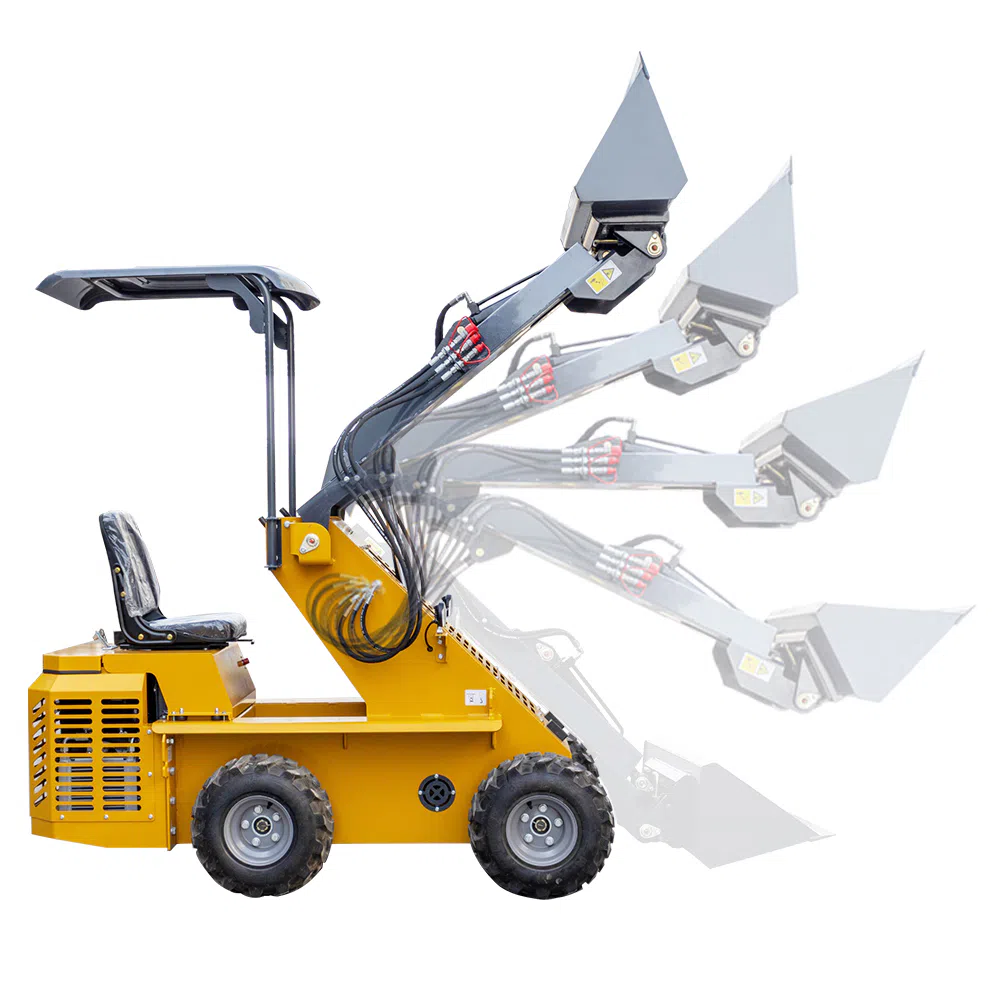 Small Skid Steer With Ride-On Operation HTHY800-hightop