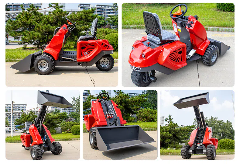 Compact Three Wheel Loader With Flexible Operation HTS130BaS Images hightop.webp