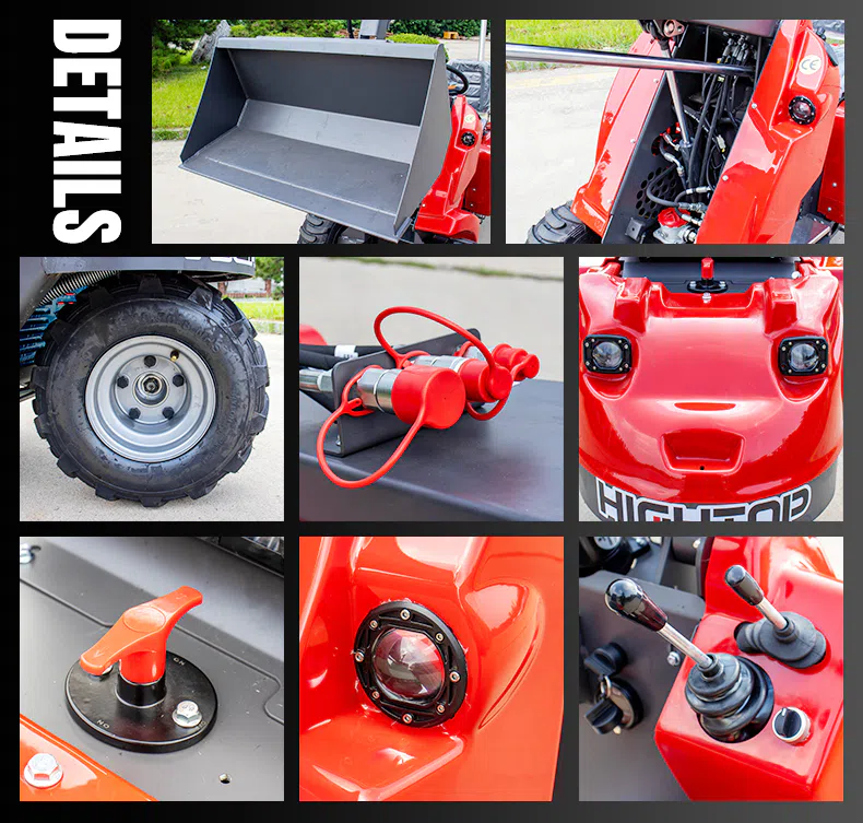 Compact Three Wheel Loader With Flexible Operation HTS130BaS Images hightop.webp