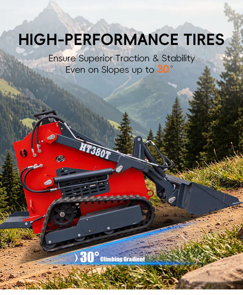 Mini Skid Steer Loader For Tight Spaces HTS380T Picture-hightop.webp