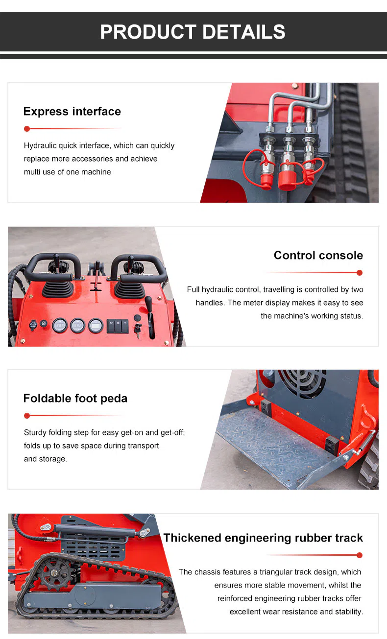 Mini Skid Steer Loader For Tight Spaces HTS380T Picture-hightop.webp