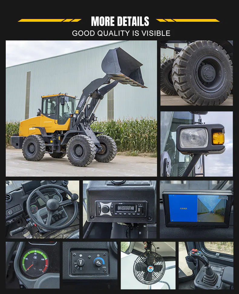 Hightop HTWL320 Radlader mit Hochdrehmoment-Motor – Bilder
