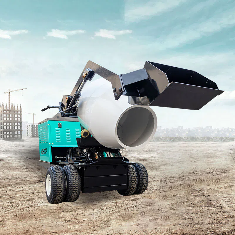 Wheeled Cement Mixer Replaceable Mixing Bucket HT800-hightop