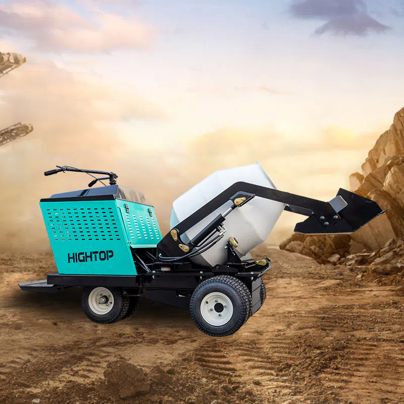 Wheeled Cement Mixer