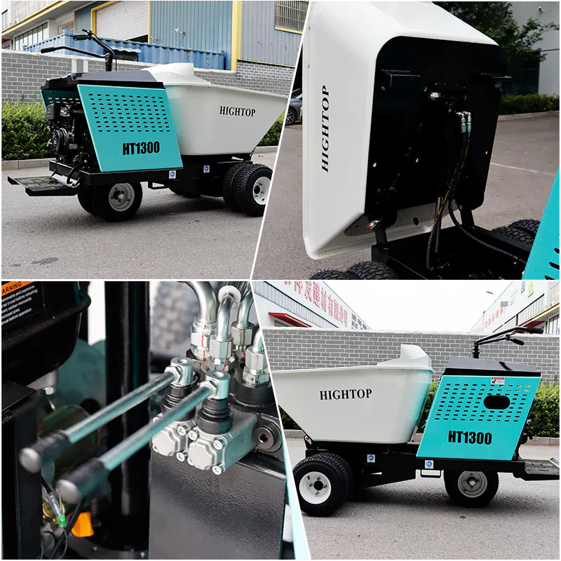Multi Function Transport Dumper with 90° Tilting Hopper HT1300-hightop