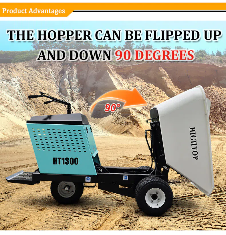 Multi Function Transport Dumper with 90° Tilting Hopper HT1300 Images.webp