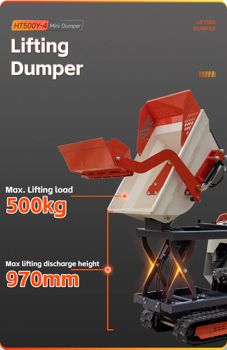Lifting Dumper HT500Y with Hydraulic Lifting System Images.webp