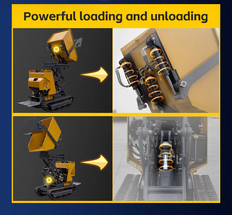 HT500Y-5 Hydraulic Lifting Dumper with High Dumping Height Picture-hightop.webp