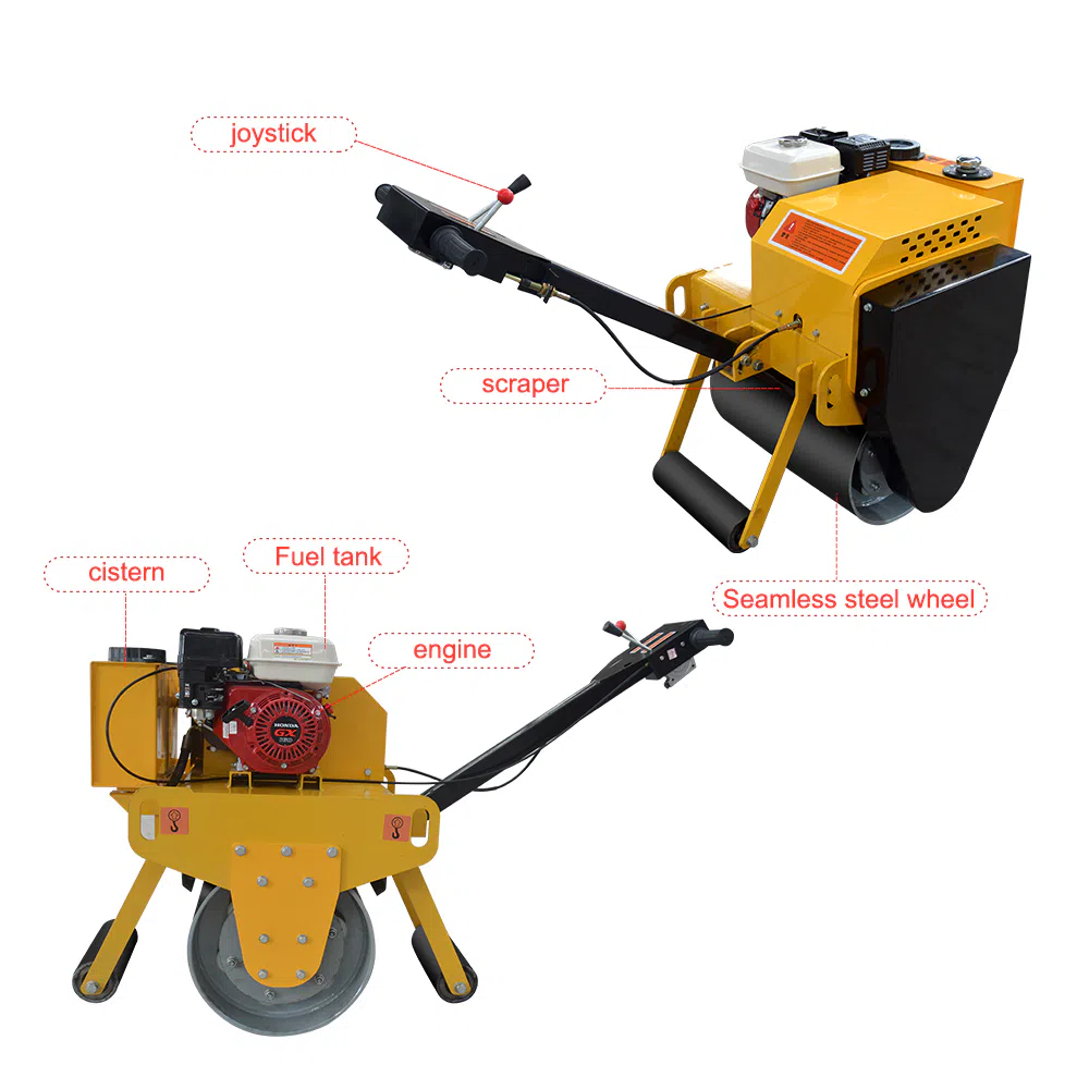 Mini Road Roller With Compact Compaction HT-YL600A Picture-hightop.webp