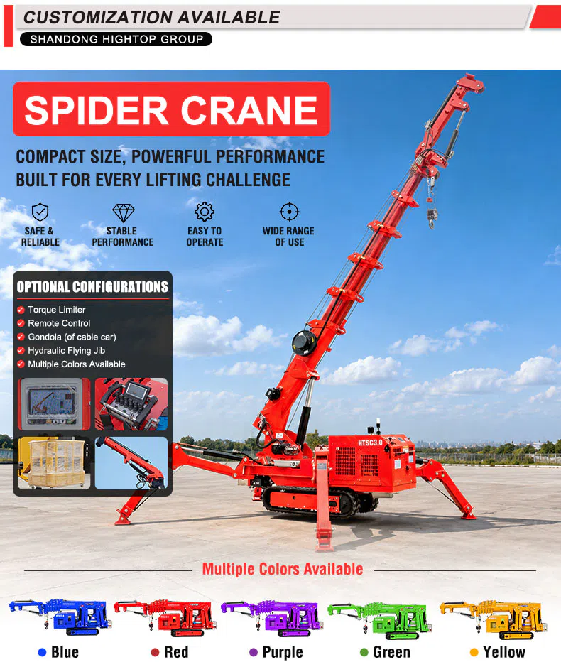 Spider Crane 3 Ton With Higher Capacity HTSC3.0 Images-hightop.webp