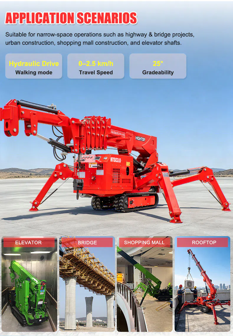 Spider Crane 3 Ton With Higher Capacity HTSC3.0 Images-hightop.webp