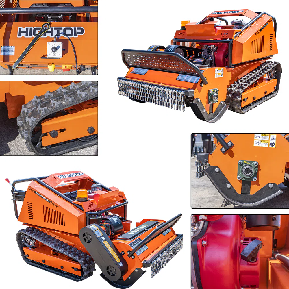 Tracked Grass Cutting Machine with 800mm Cutting Width HTMDP-80