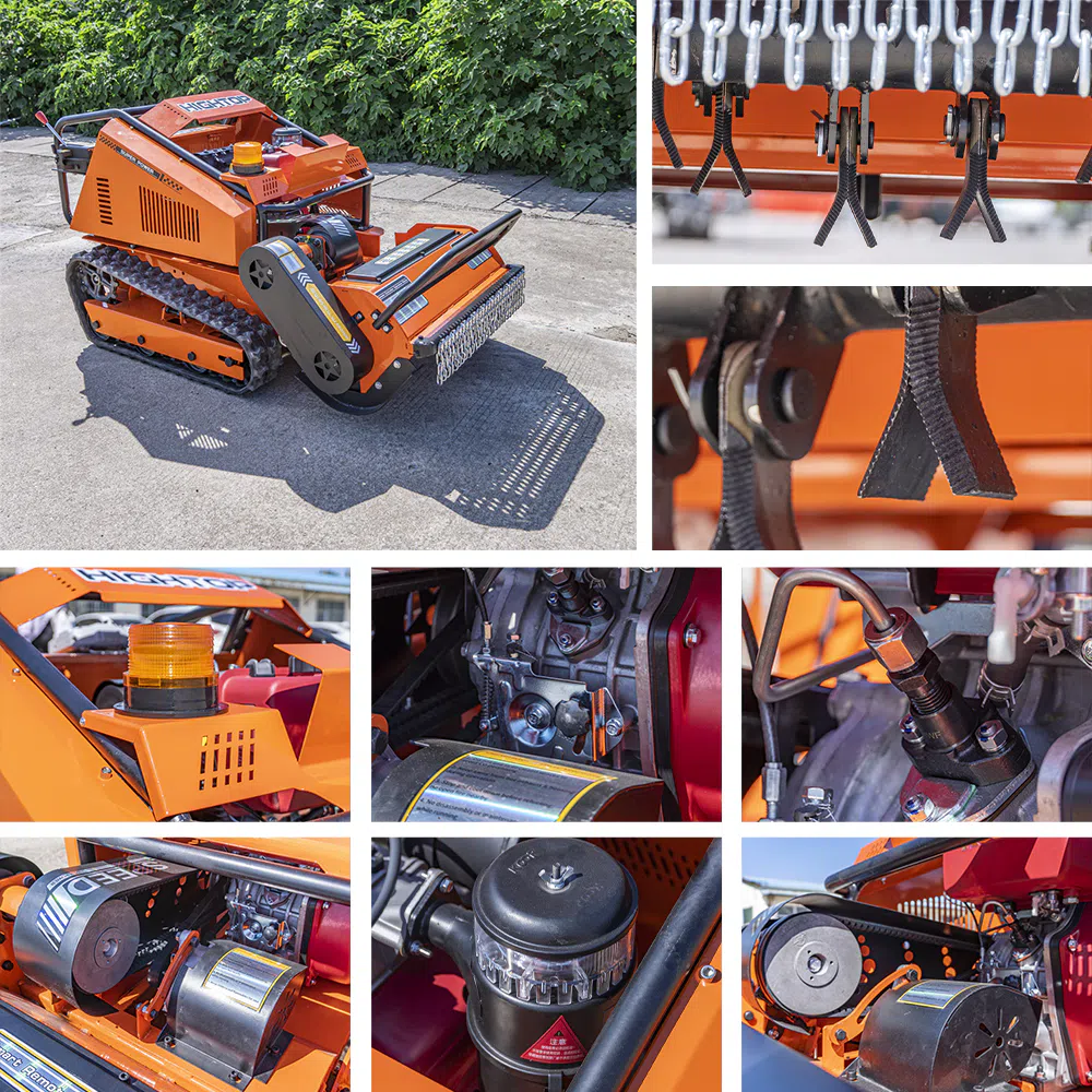 Tracked Grass Cutting Machine with 800mm Cutting Width HTMDP-80