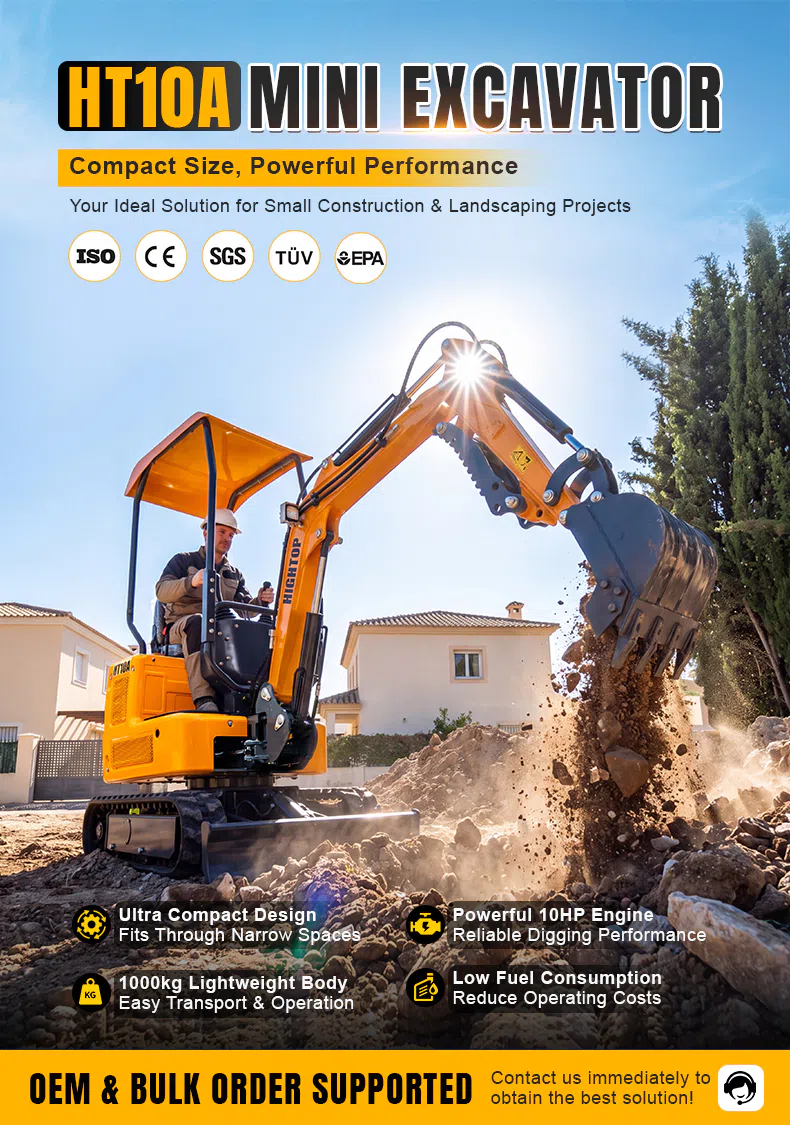 Mini Excavator 1 Ton With Compact Design HT10A Images.webp