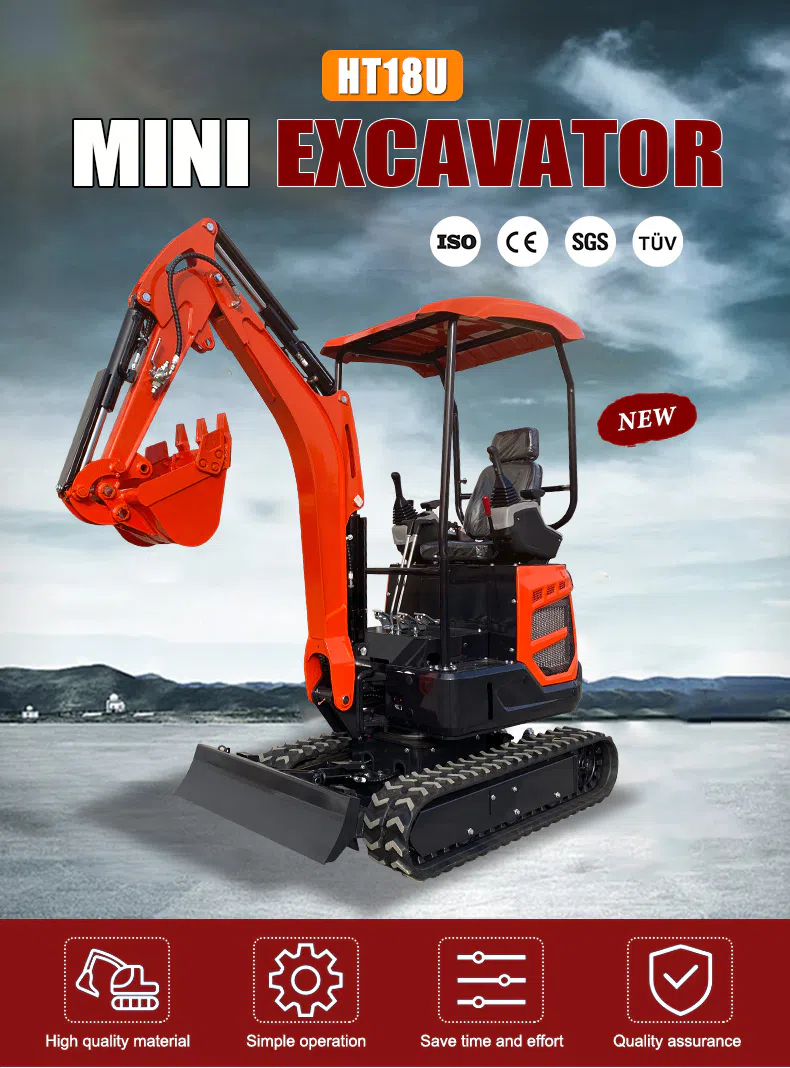 1.8 Ton Mini Hightop Excavator HT18U With Flexible Options Picture.webp
