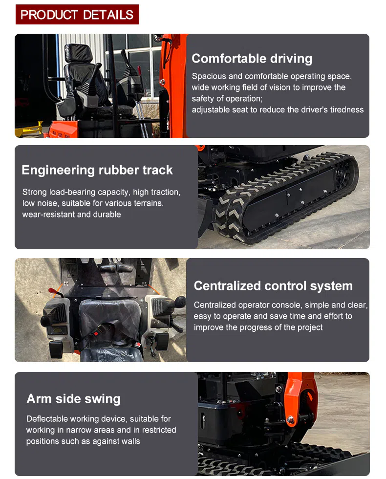 1.8 Ton Mini Hightop Excavator HT18U With Flexible Options Picture.webp