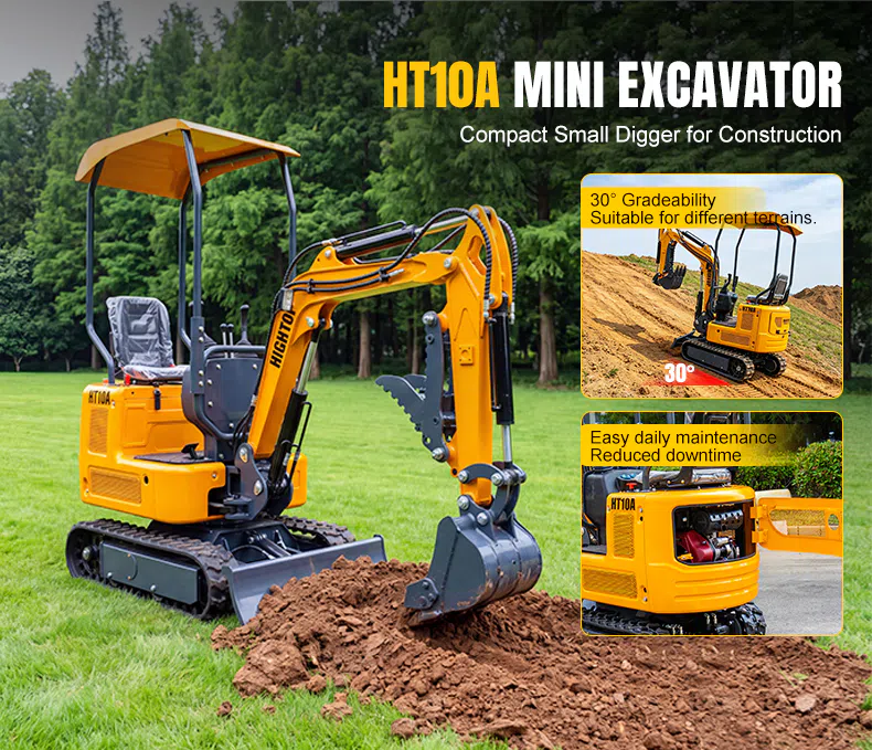 Mini Excavator 1 Ton With Compact Design HT10A Images.webp