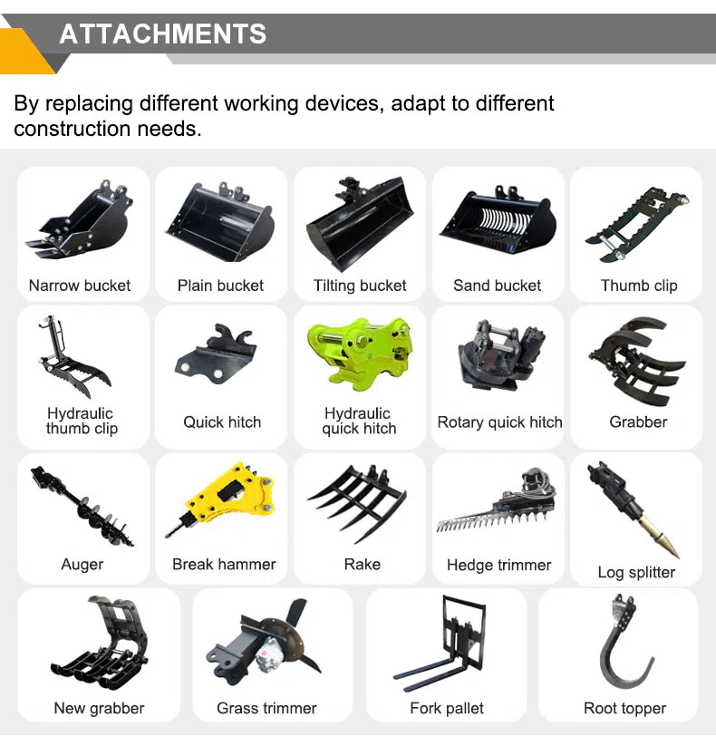 Mini Excavator 2 Ton With Variable Piston Pump HT20U Product Images -hightop group.webp