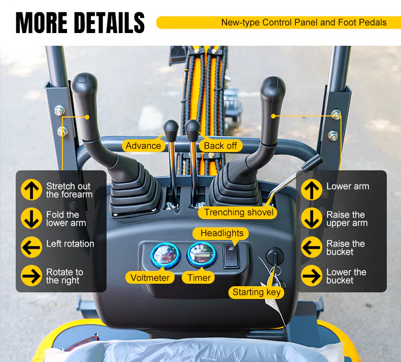 Mini Excavator 1 Ton With Compact Design HT10A Images.webp