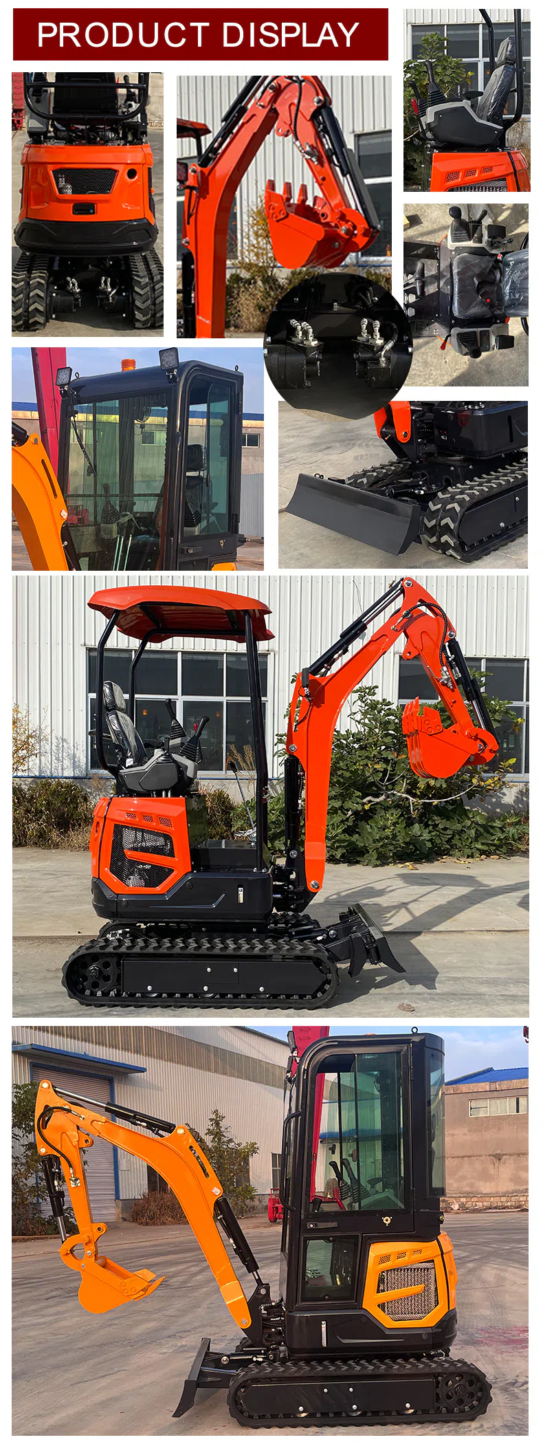1.8 Ton Mini Hightop Excavator HT18U With Flexible Options Picture.webp