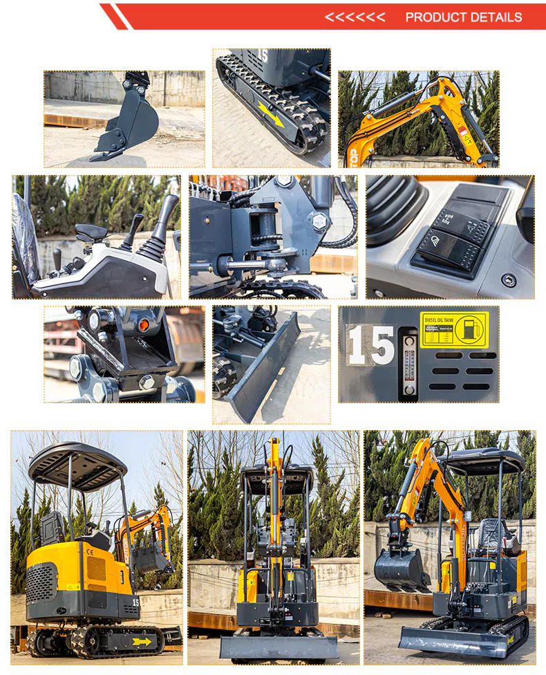 Hightop 1.5-ton Small Excavator With Bias Arm Images.webp