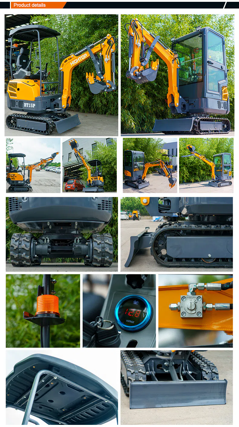 1.5 Ton Mini Excavator HT15Pro Pictures -hightop.webp