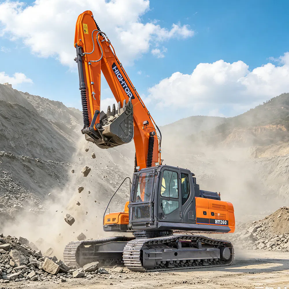 Crawler Hydraulic Excavator 26 Ton with Kawasaki Hydraulics HT260