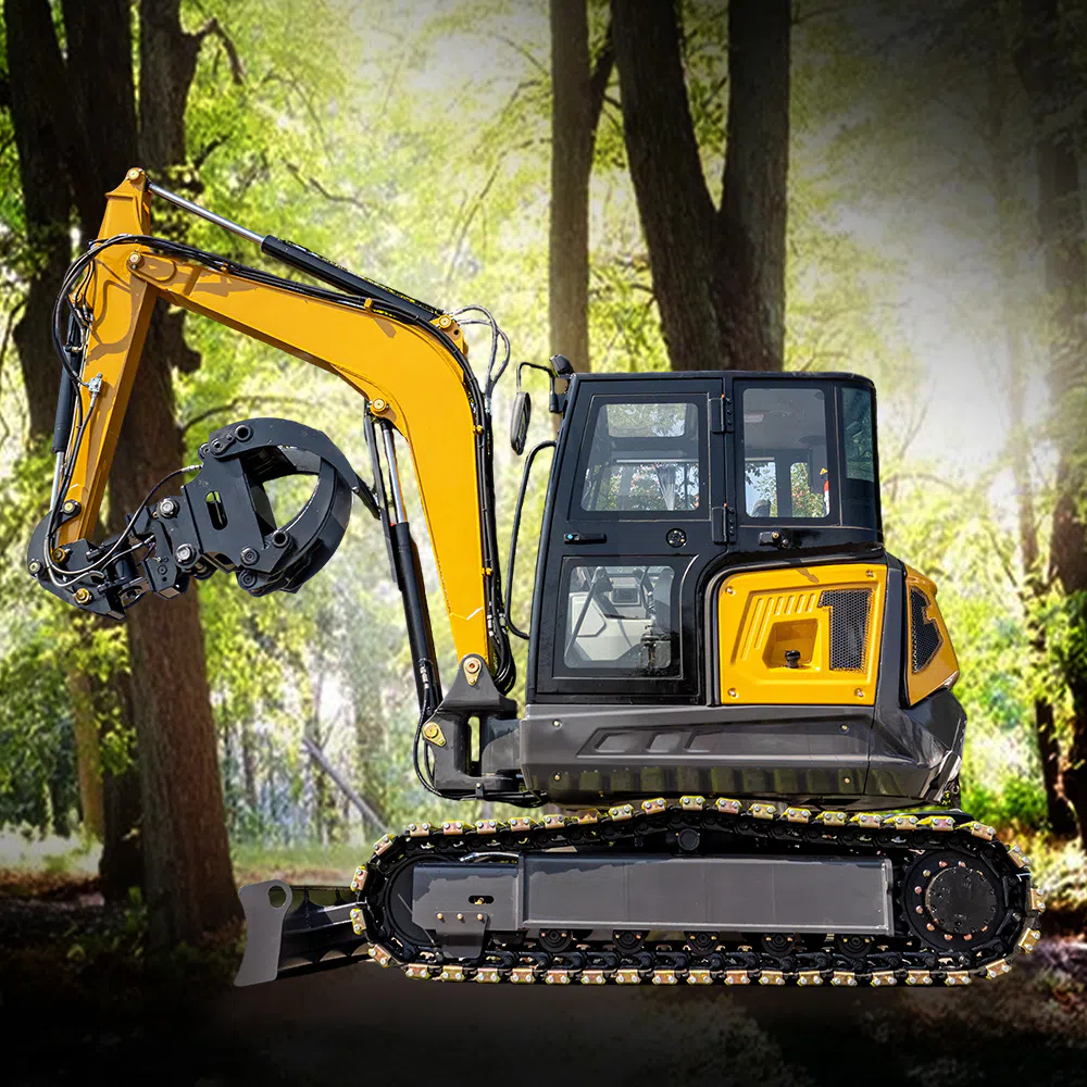 6.5 Ton Mini Excavator With 360 Spin Swing & 12rpm Rotation-hightop