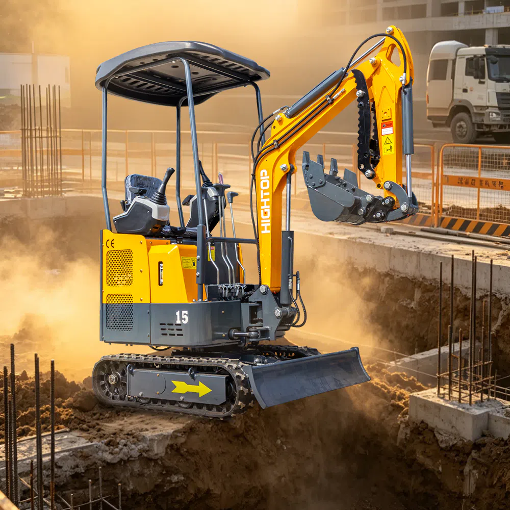 Mini Excavator 1.5 Ton With Offset Boom