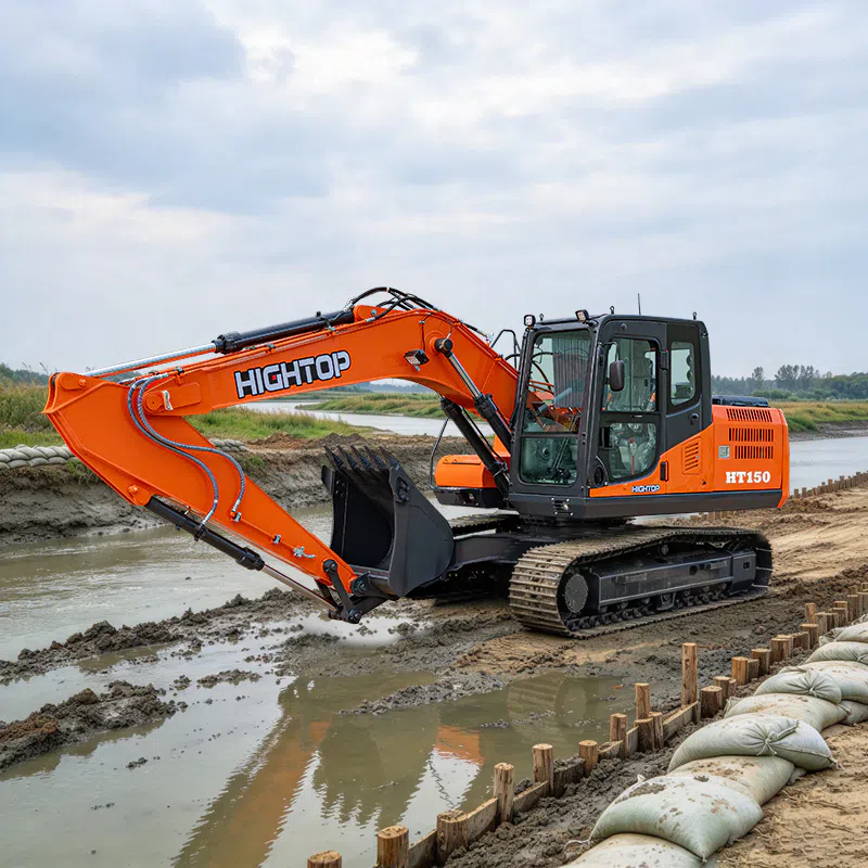 Construction Excavator HT150 With Efficient Hydraulic Control