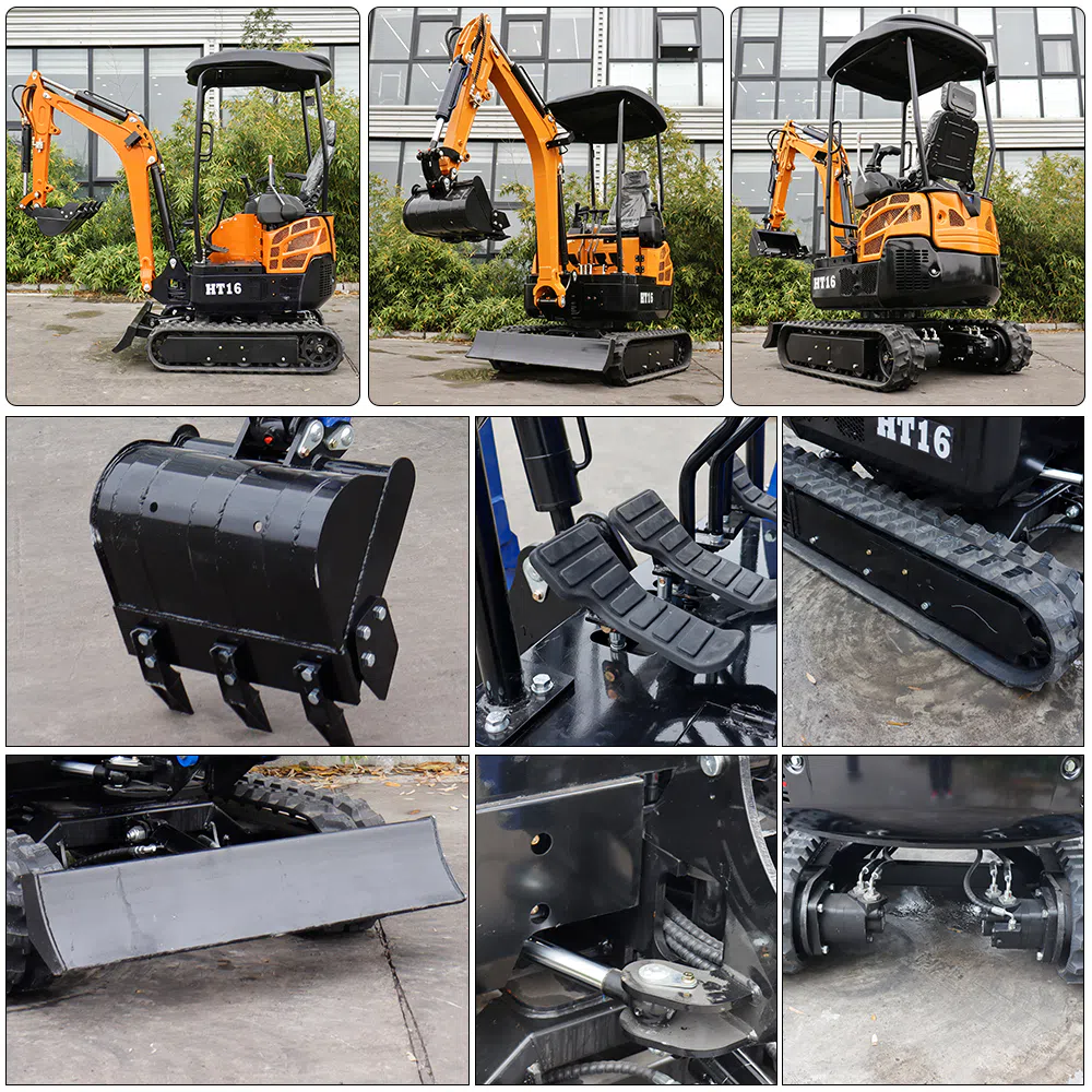 Mini Excavator 1.6 Ton With Deep Digging ht16-hightop