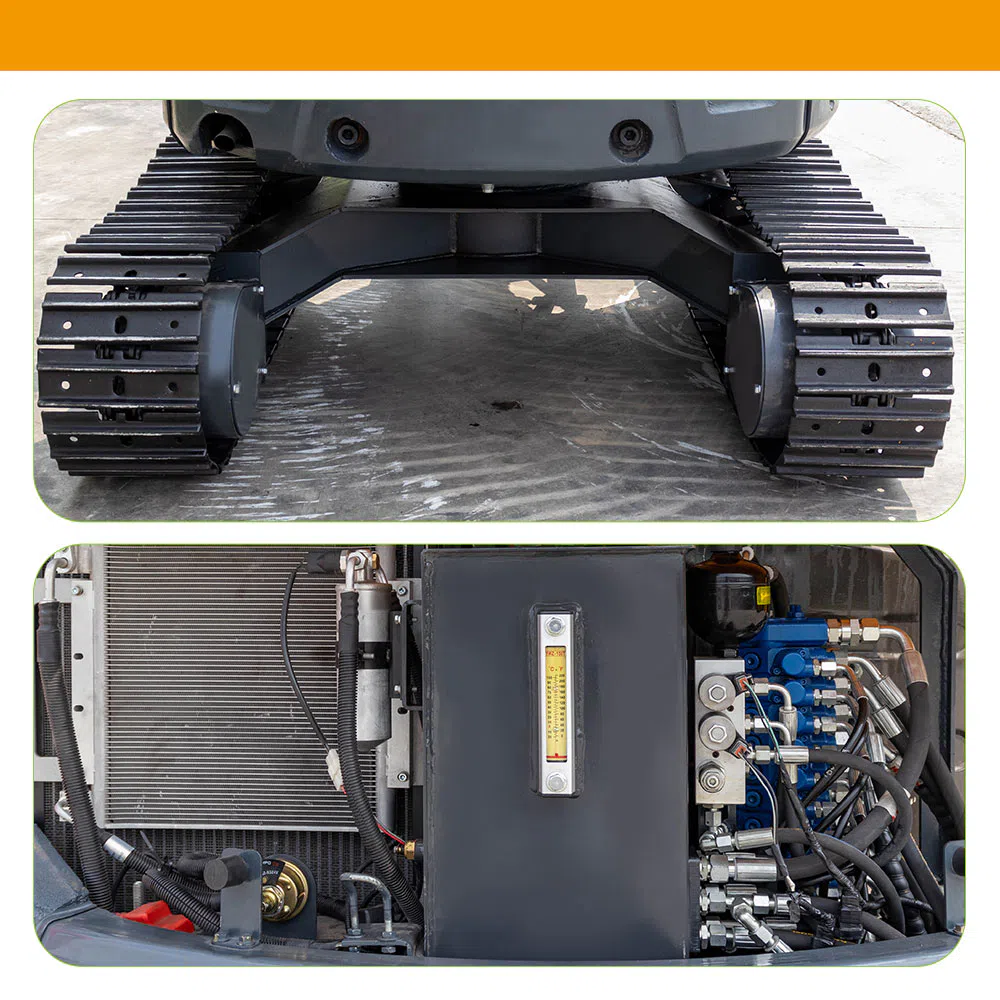Mini Excavator  4.5 Ton With Zn490 Diesel Engine-hightop group