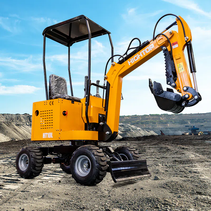1 Ton Wheeled Excavator