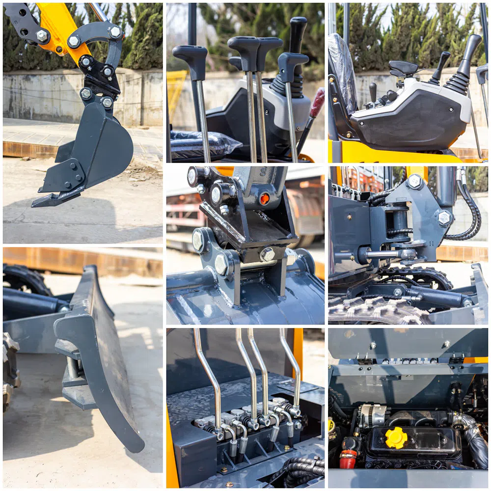 Mini Excavator 1.5 Ton With Offset Boom ht15-hightop