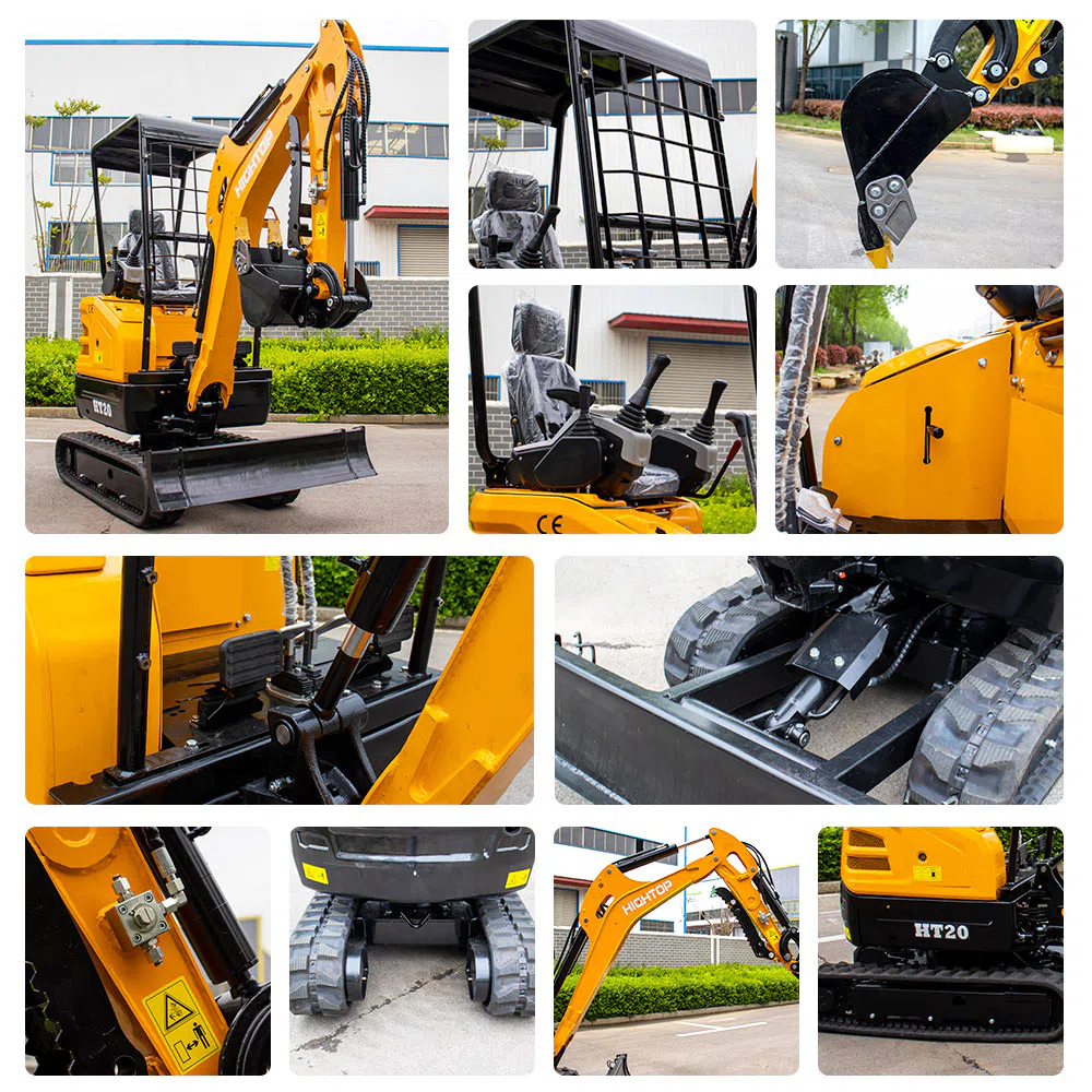 Mini Excavator 2 Ton With Variable Piston Pump-hightop group
