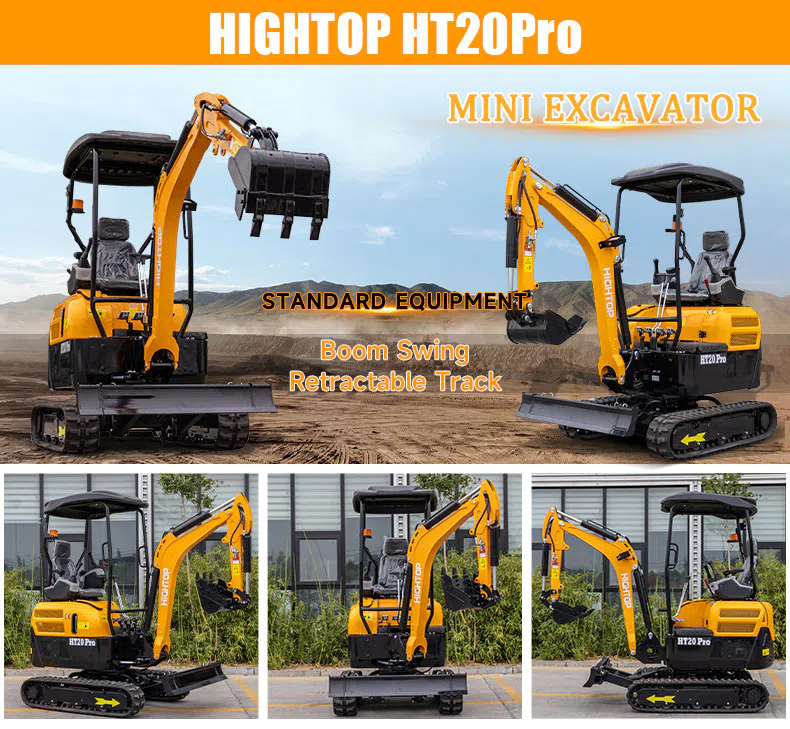 2 Ton Mini Excavator HT20Pro Product Images -hightop group.webp