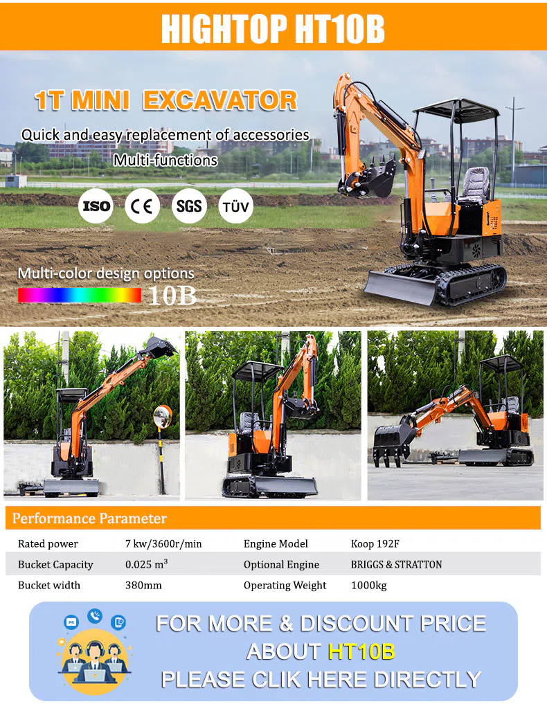 2 Ton Mini Excavator HT20Pro Product Images -hightop group.webp