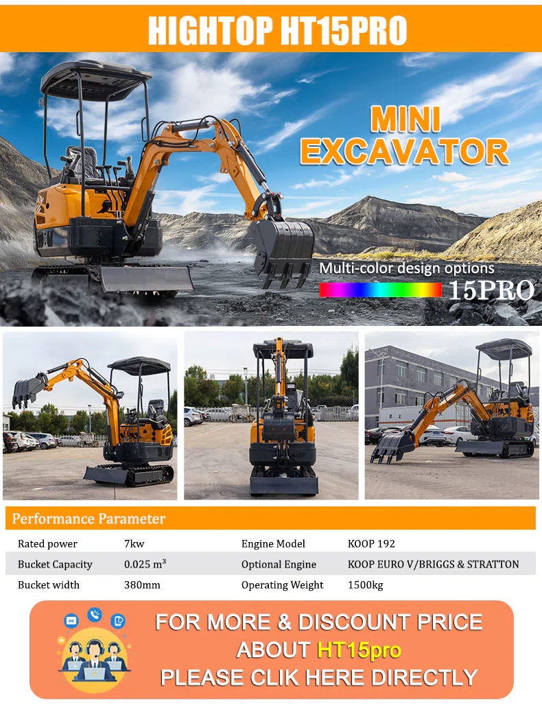 2 Ton Mini Excavator HT20Pro Product Images -hightop group.webp