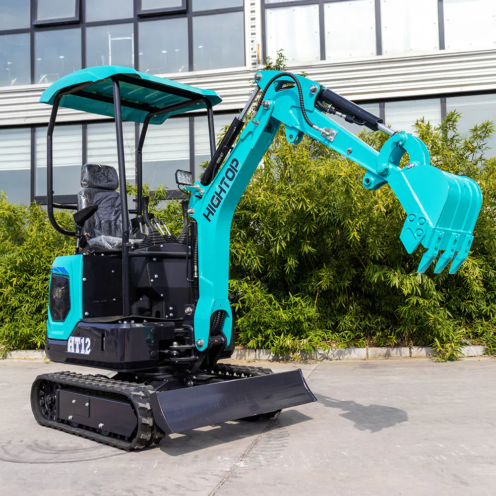 Mini Excavator 1.2 Ton With Zero Tail Swing ht12 -hightop