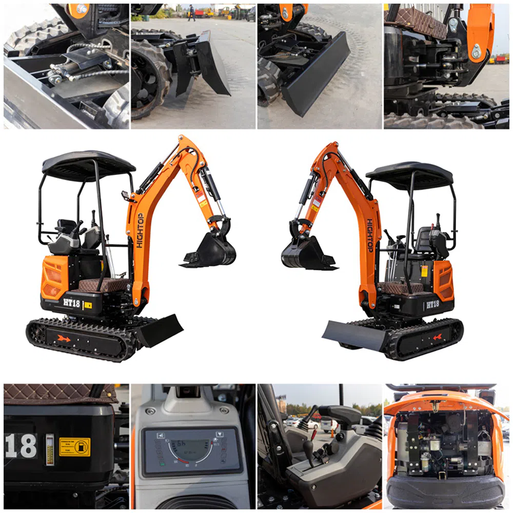 Mini Excavator 1.8 Ton With Powerful Digging HTY18 -hightop